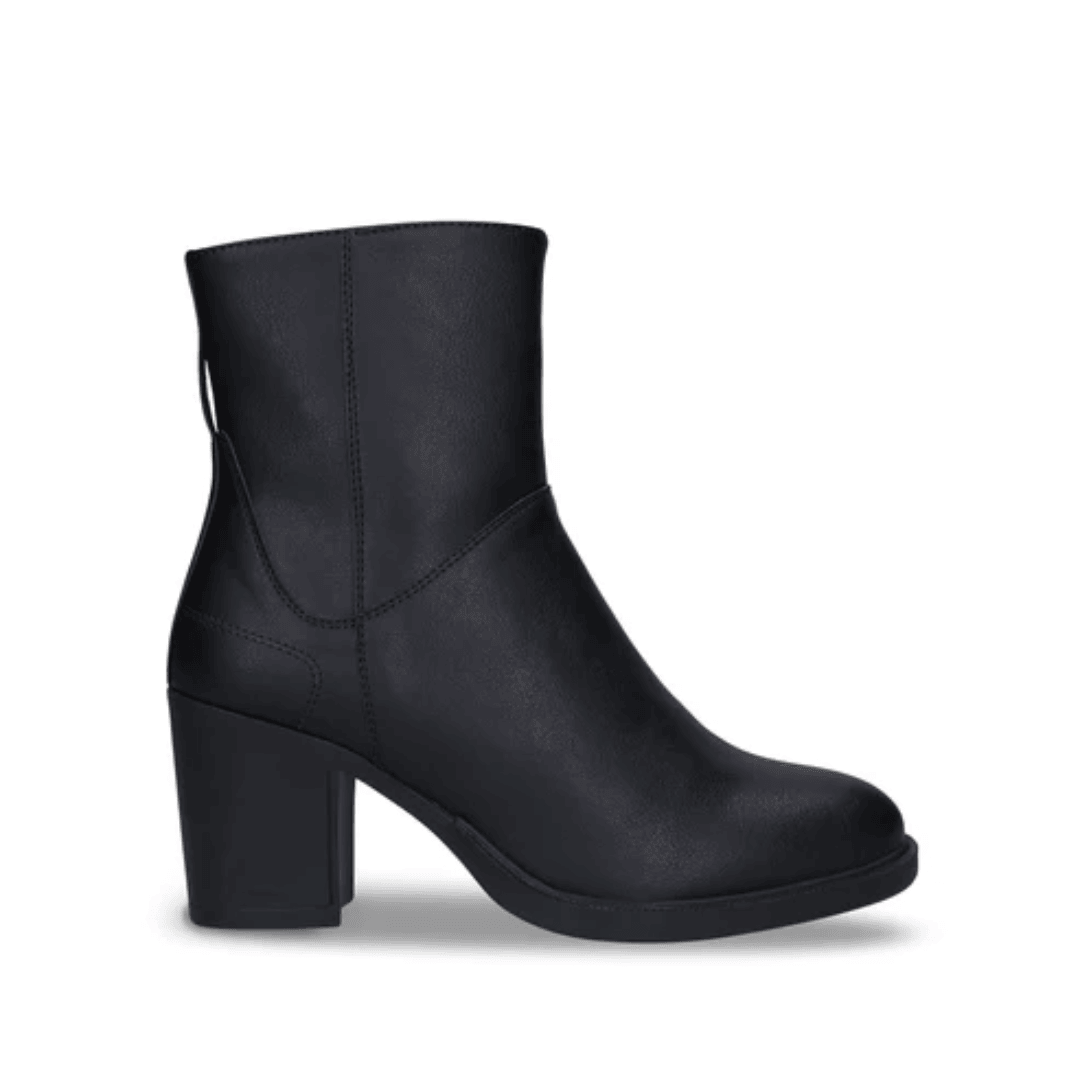 Zipper Closure Microfiber Boots