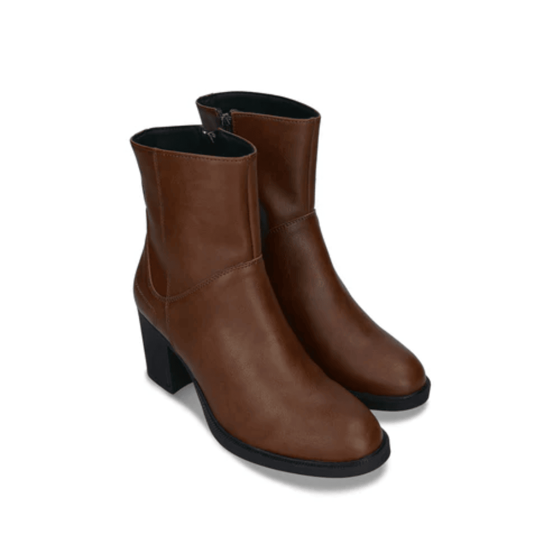 Zipper Closure Microfiber Boots