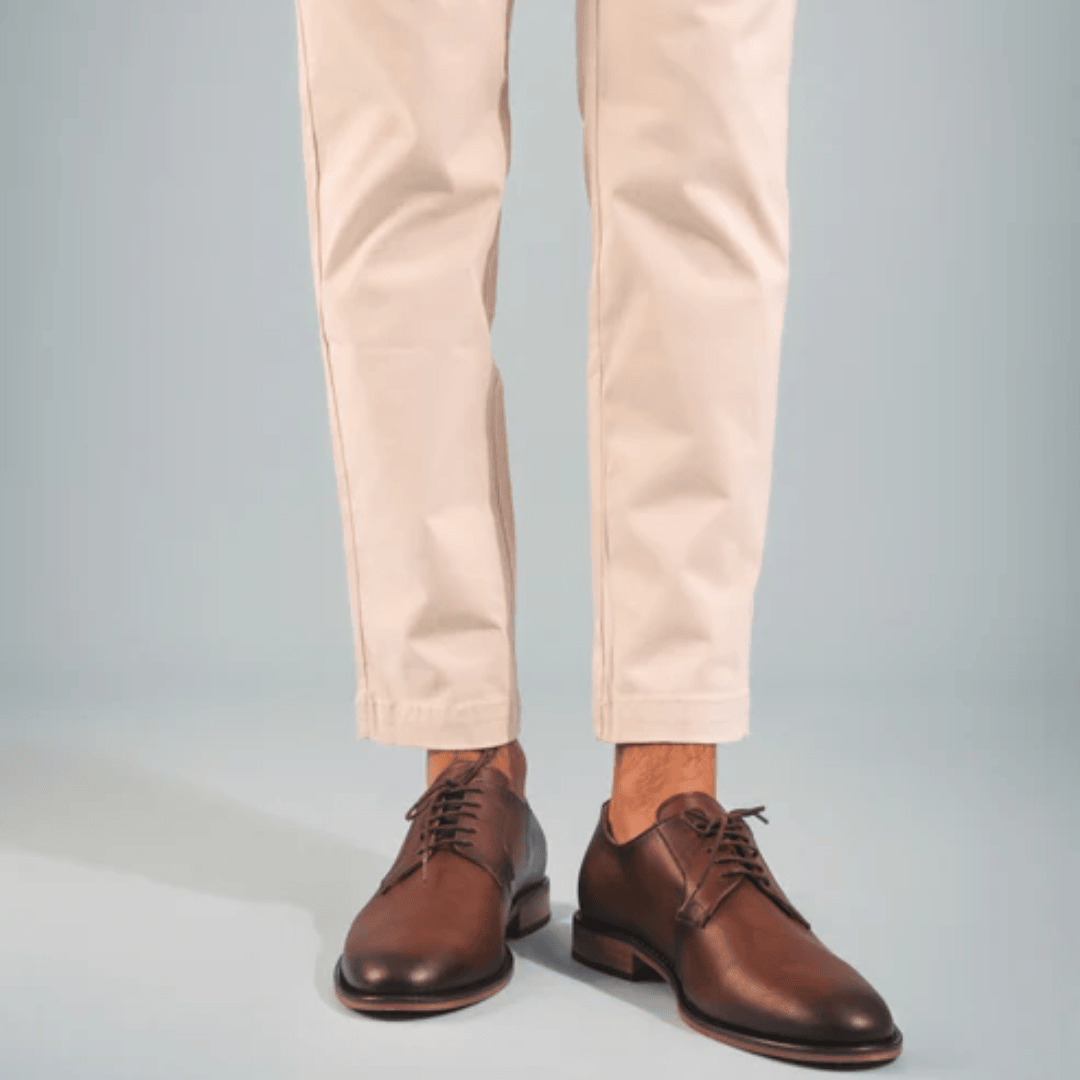Brown Bluchers with Lace Closure