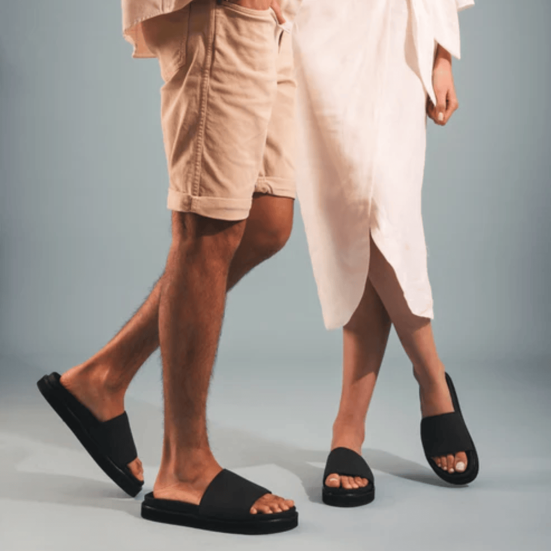Chunky Sandals with Triple-Strap