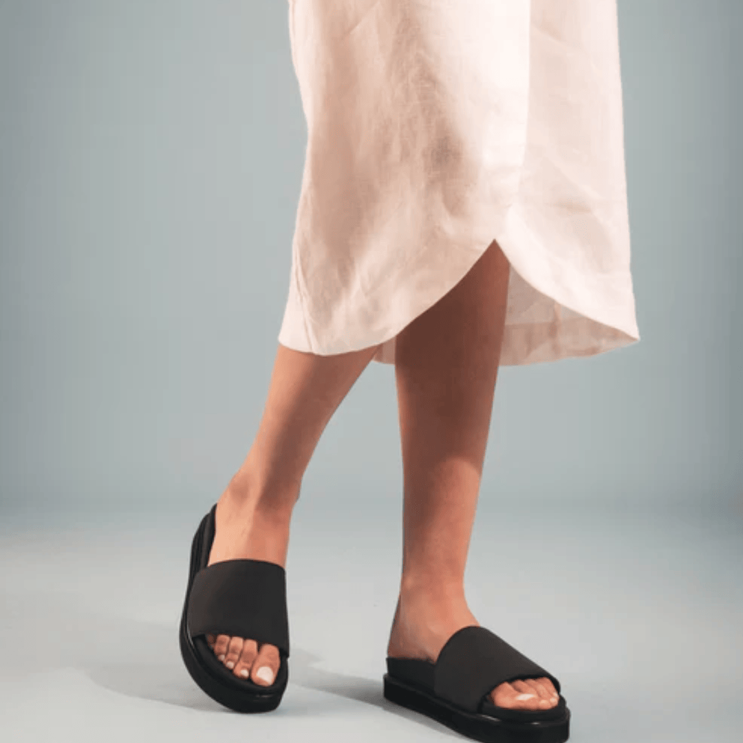 Chunky Sandals with Triple-Strap