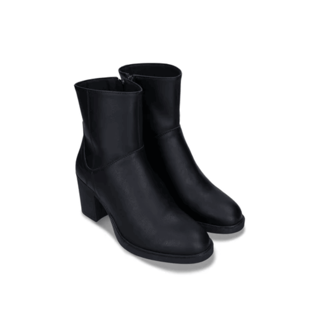 Zipper Closure Microfiber Boots