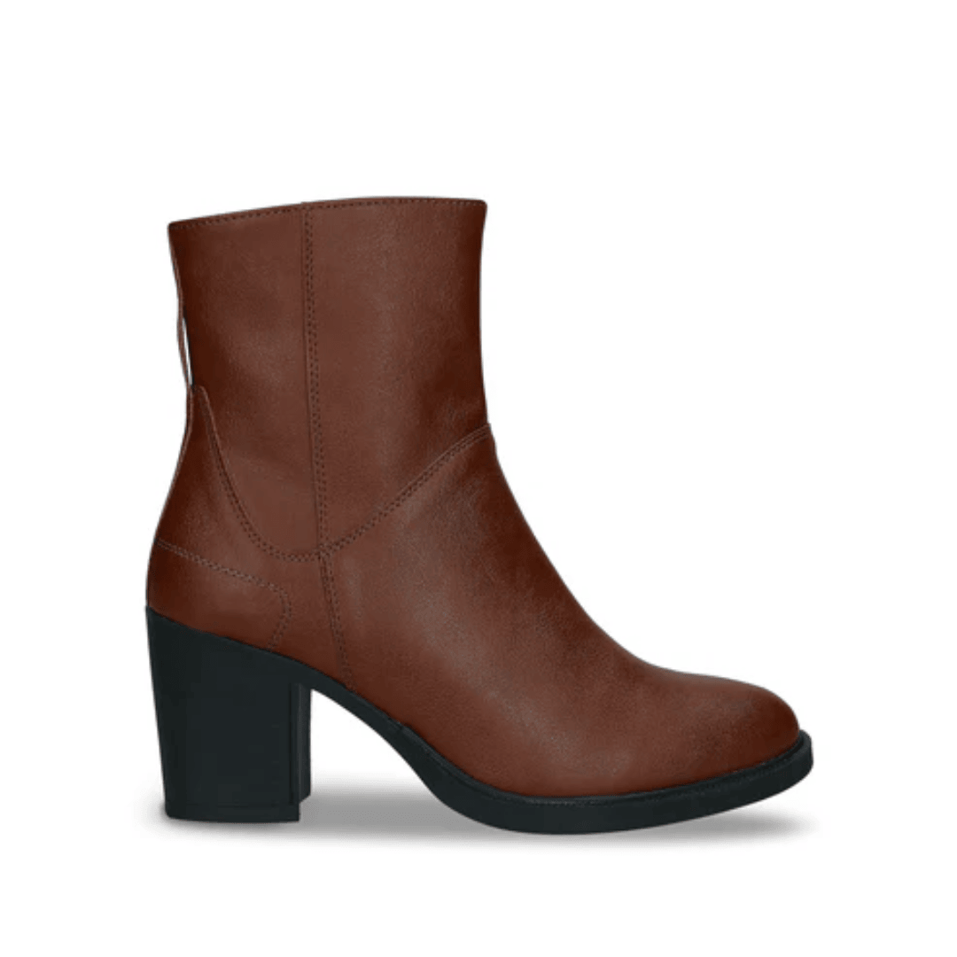 Zipper Closure Microfiber Boots