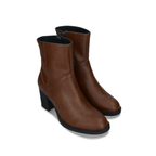 Zipper Closure Microfiber Boots