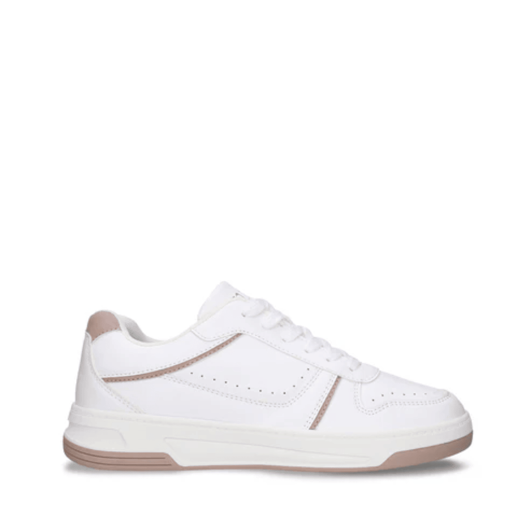 Pink Lace-Up Sport Sneakers