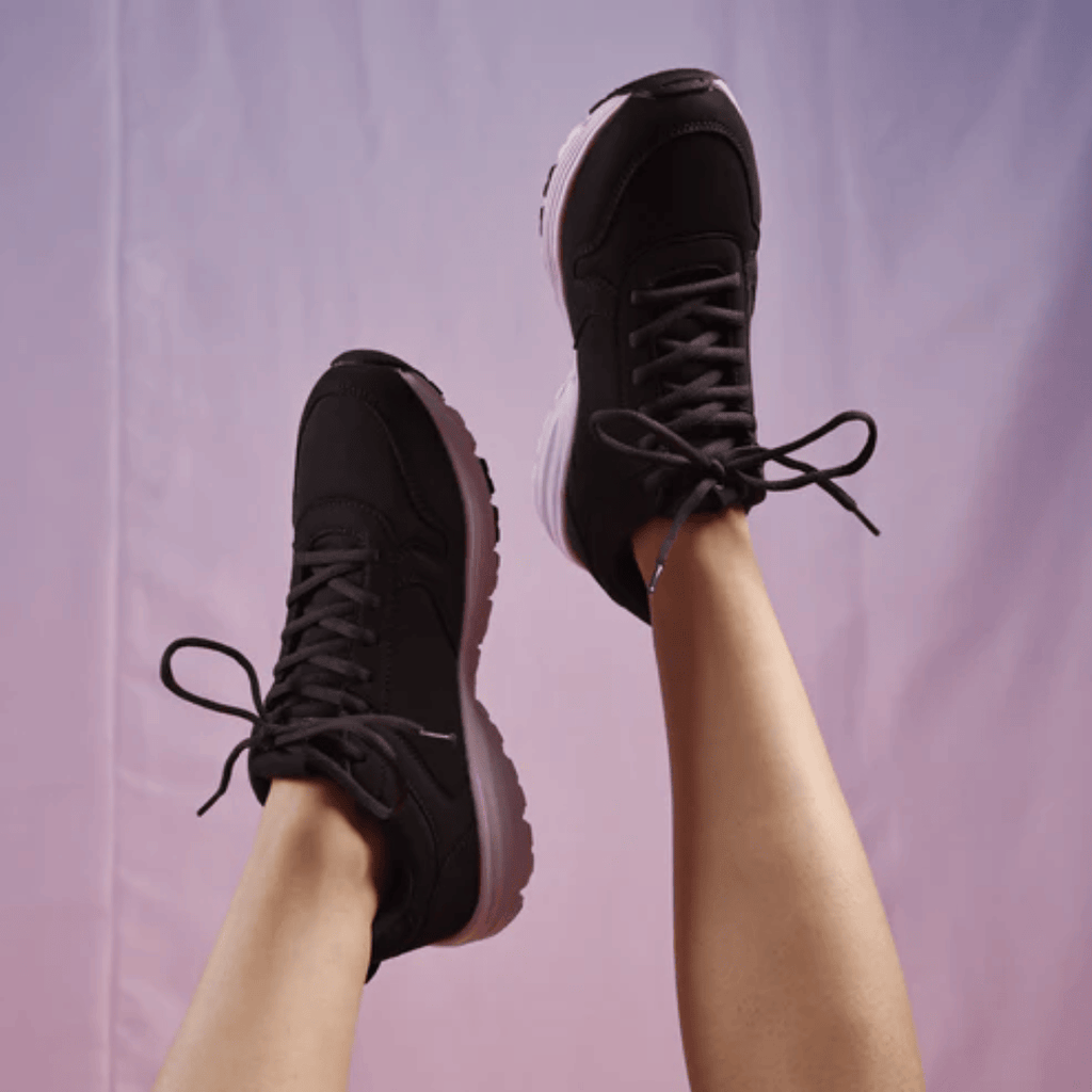 Grey Low-Top Vegan Sneakers