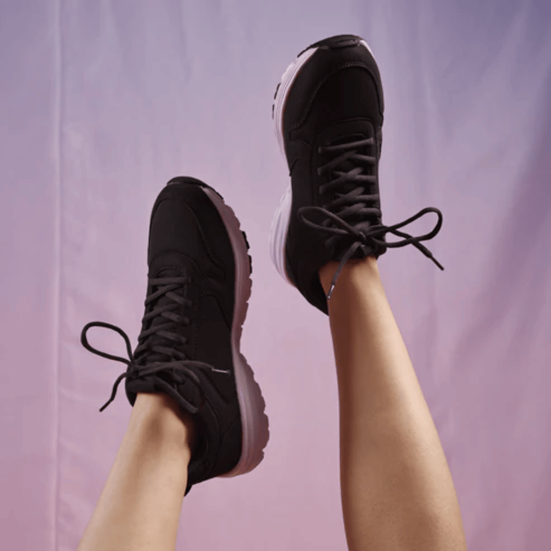 Grey Low-Top Vegan Sneakers