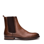 Brown Ankle Boots with Low Heel